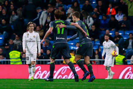 Real Madrid x Real Sociedad - Liga Espanhola 2018/19 - Campeonato Jornada 18