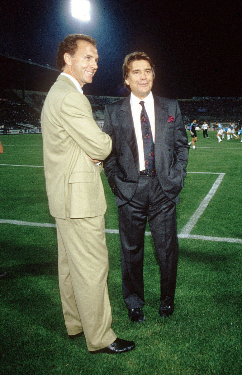Bernard Tapie e Franz Beckenbauer