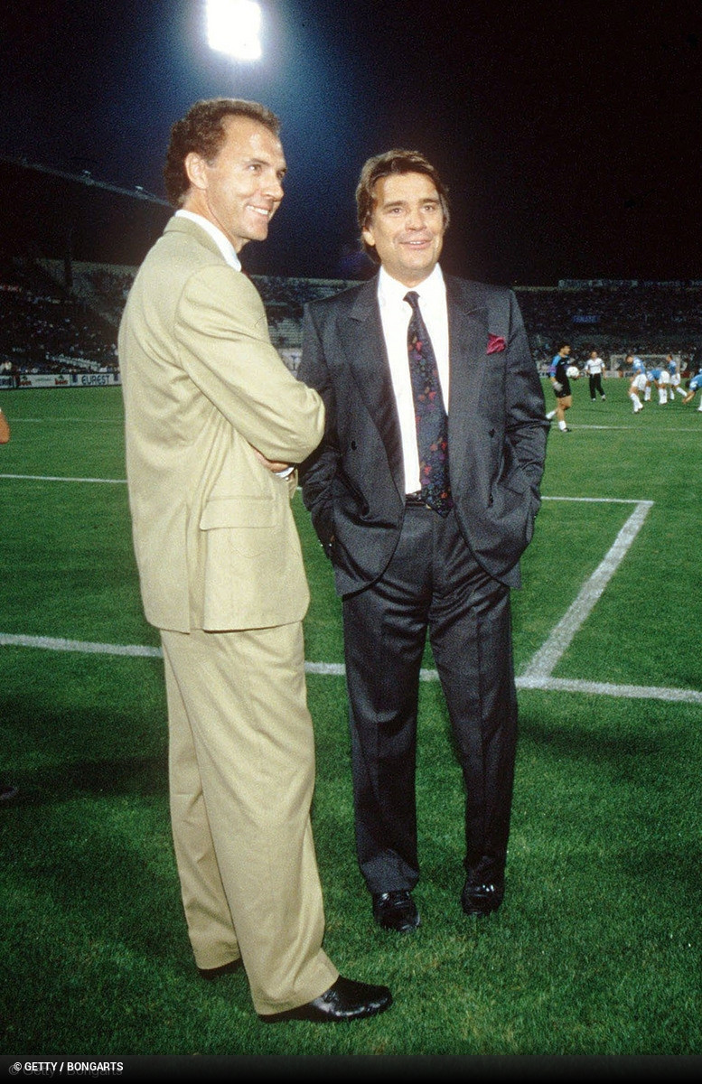 Bernard Tapie e Franz Beckenbauer